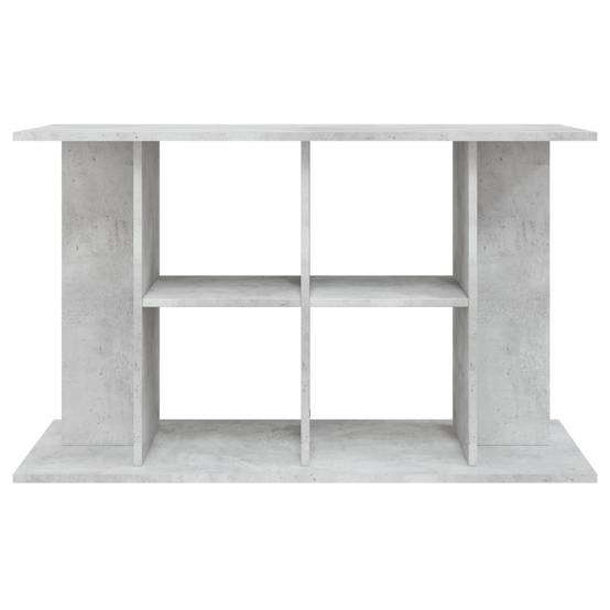 Meuble pour Aquarium Bois d'Ingénierie pour Salon avec Rangement 100x40x60 cm Gris - ComfortXL Outdoor Living - Image 4