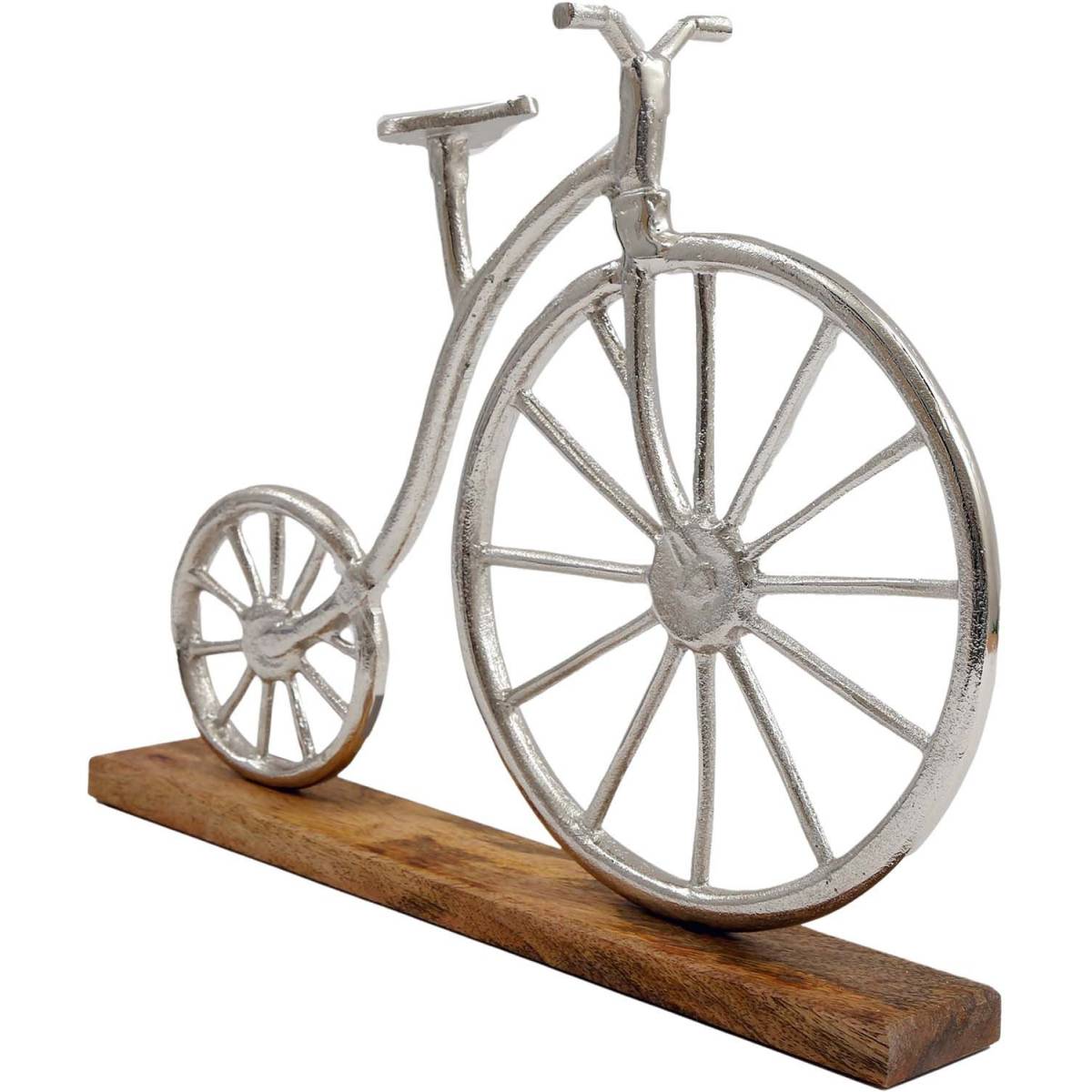 Sil - Velo vintage à poser en aluminium et manguier Sil
