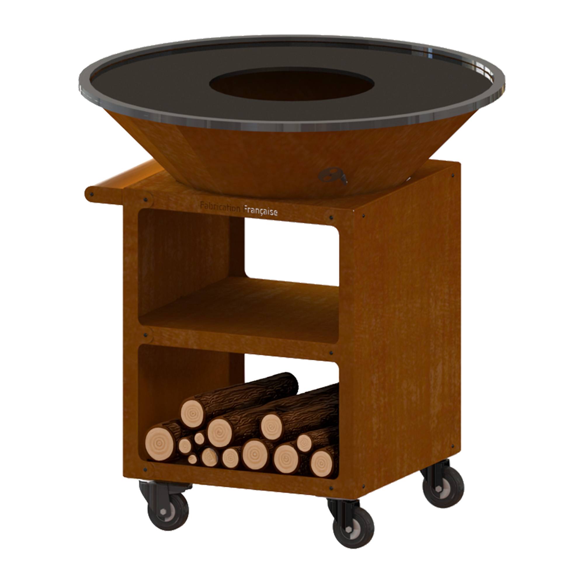 OYAT - Brasero Pontaillac 98 Pro - Ø 94 cm Acier corten - OYAT