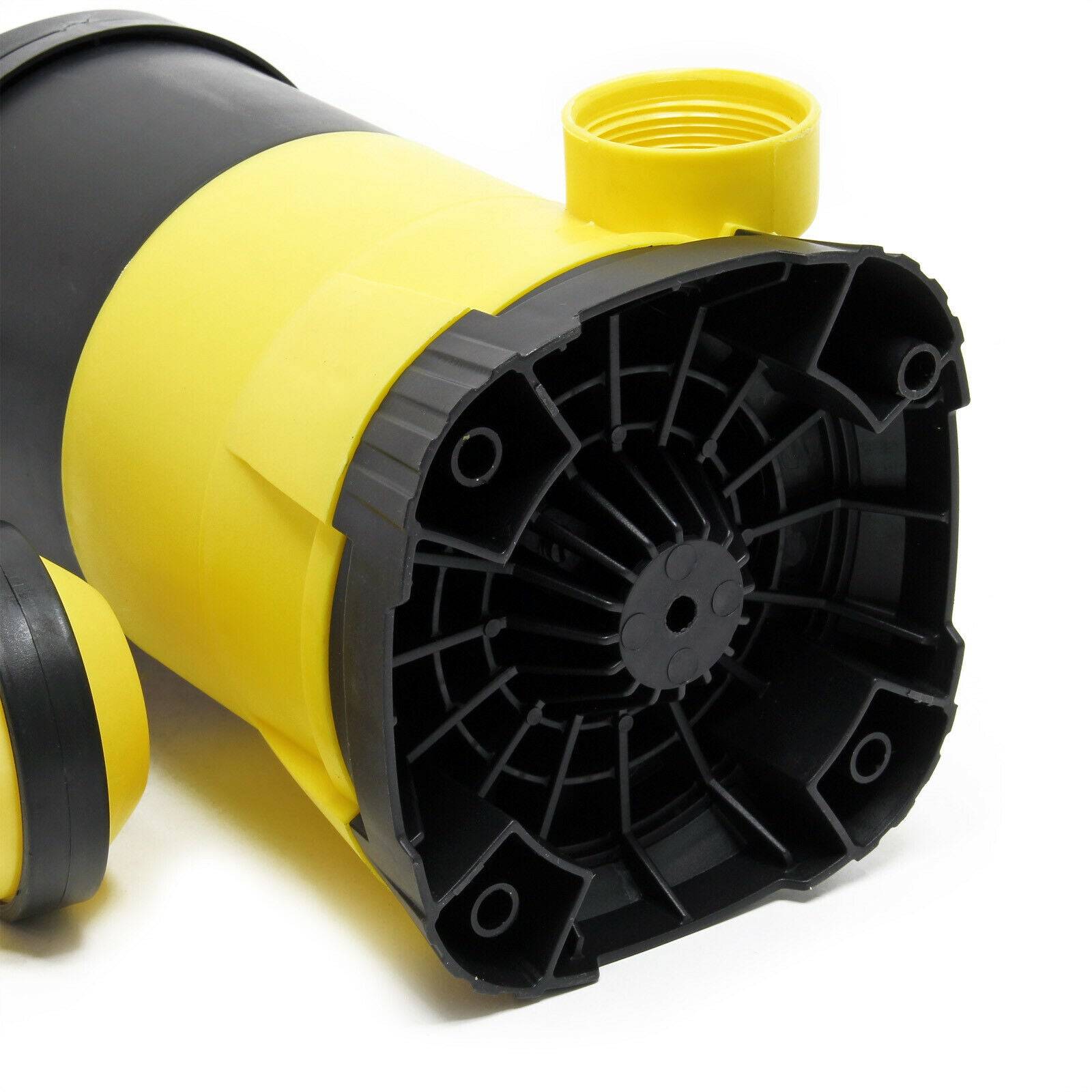 Helloshop26 - Pompe pour eaux usées 7000l/h 400 watts pompe submersible construction drainage jaune - Imagen 4
