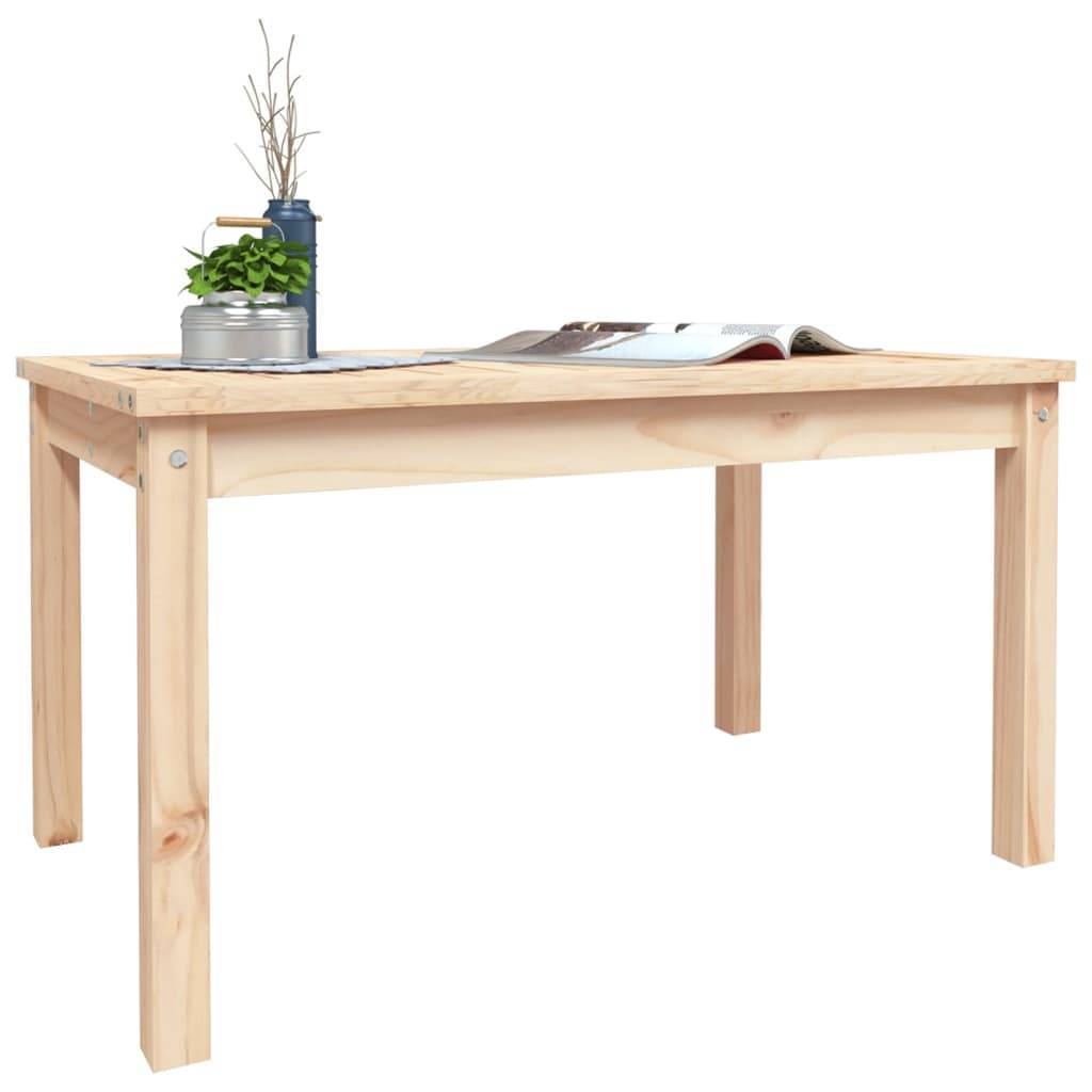 Table de jardin bois massif pin 82,5 x 50,5 x 45 cm, Poids :6.35kg - PANGIVO - Image 4