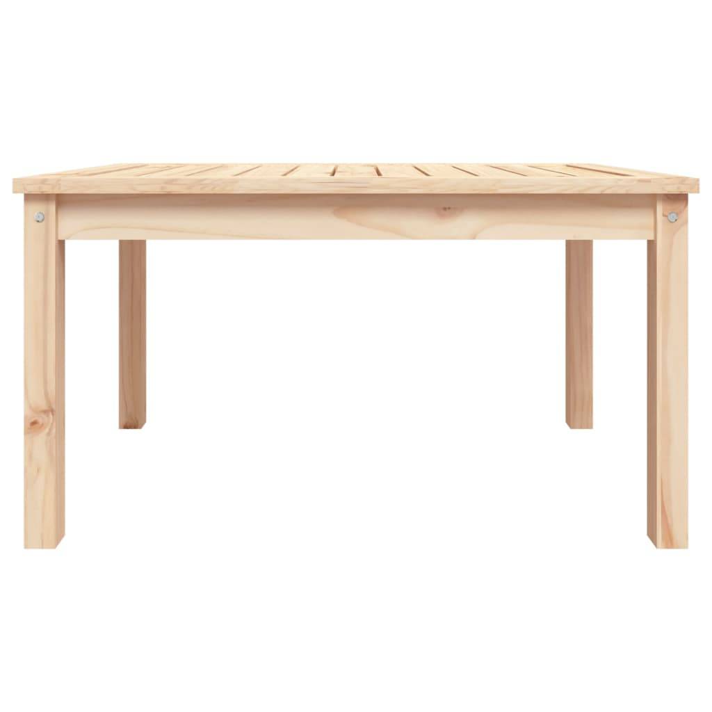 Table de jardin bois massif pin 82,5 x 50,5 x 45 cm, Poids :6.35kg - PANGIVO - Image 5