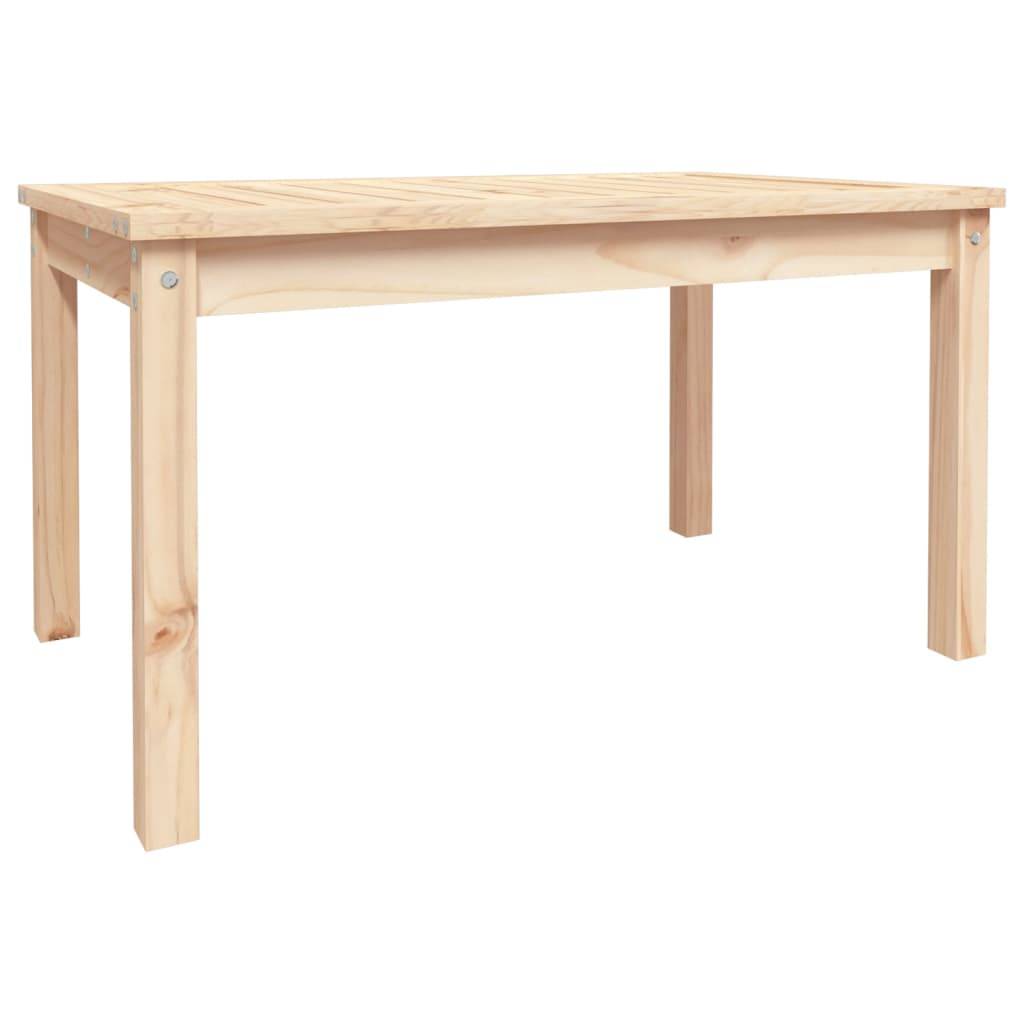Table de jardin bois massif pin 82,5 x 50,5 x 45 cm, Poids :6.35kg - PANGIVO - Image 2