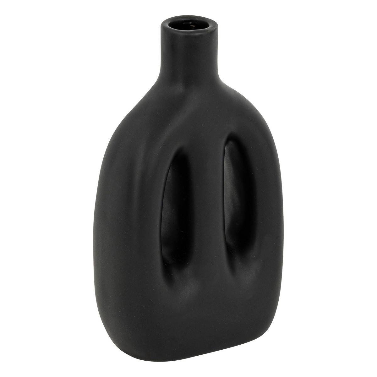 Atmosphera - Lot de 2 Vases en céramique mat H 20 et H 14 cm - Imagen 4