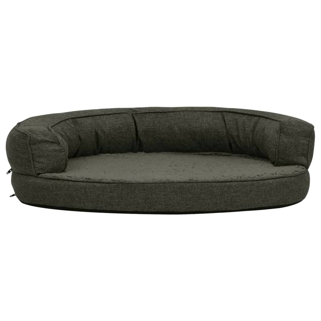 Vidaxl - Matelas de lit ergonomique pour chien 75x53 cm Gris foncé vidaXL 171293 - Imagen 7