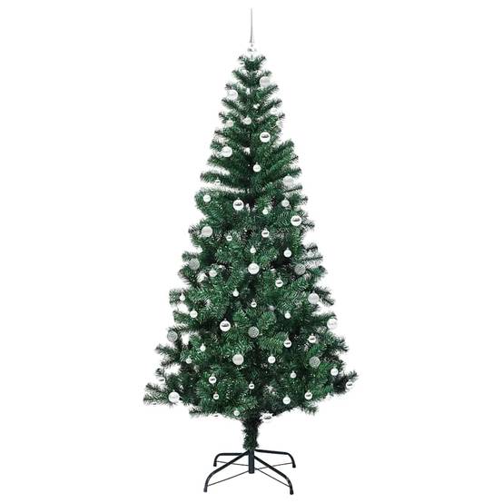 ComfortXL - Arbre de Noël Artificiel 240 cm Facile à Installer, Kit Lumineux et Déco Rouge – ComfortXL Outdoor Living - Image 4