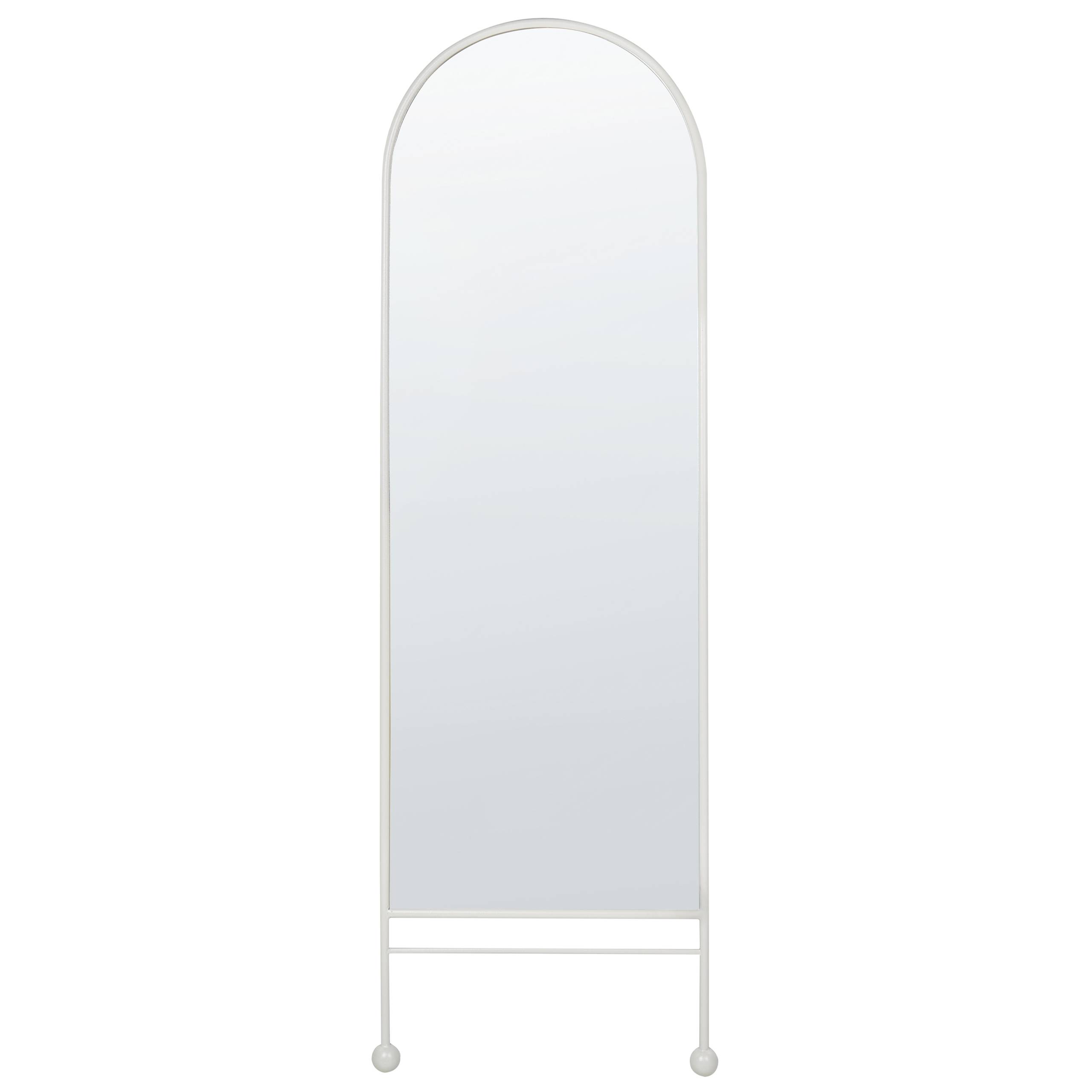 Beliani - Miroir Métal Blanc JARNAGES - 45x3x145- Beliani - Image 2