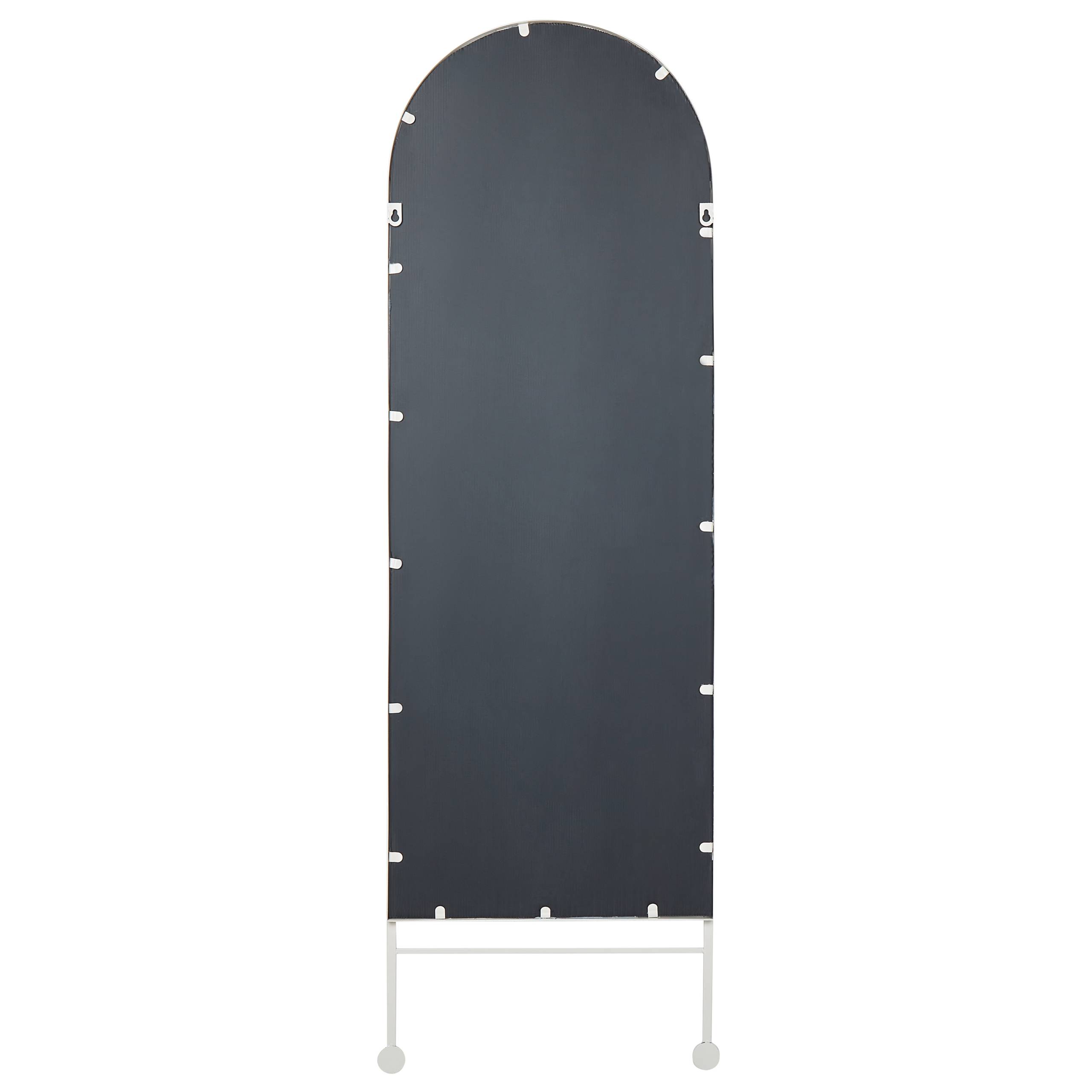 Beliani - Miroir Métal Blanc JARNAGES - 45x3x145- Beliani - Image 4