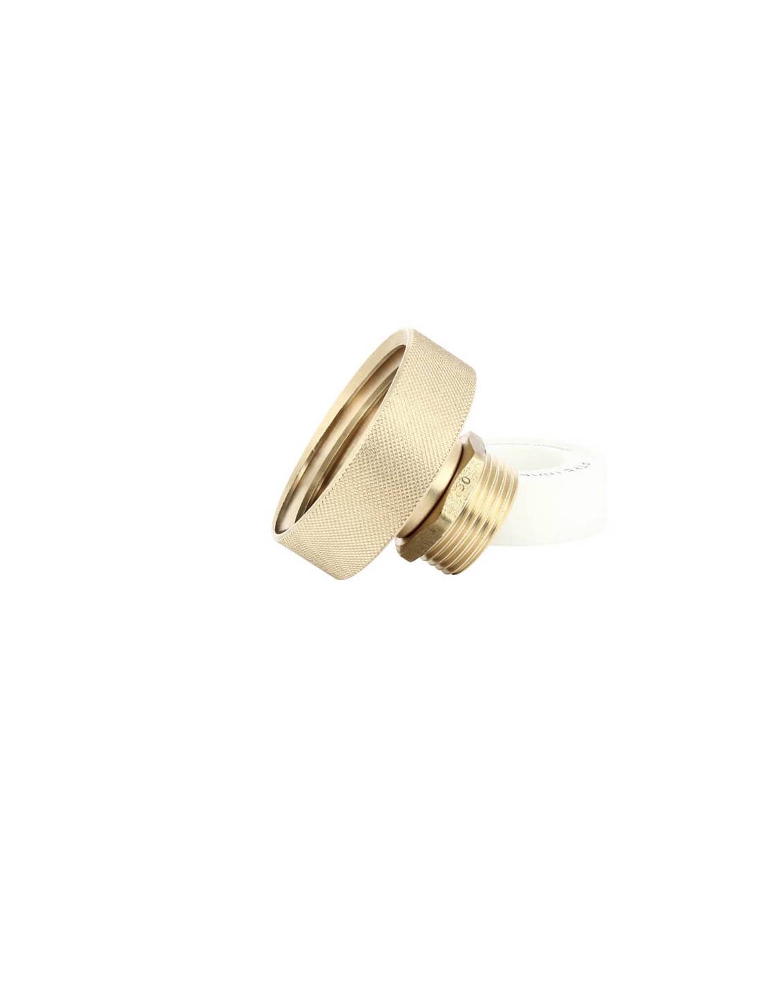 Raccord S60X6 Laiton - Fileté mâle 1'' Pas gaz (26x34 mm) - Imagen 4