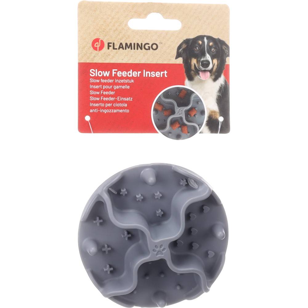Flamingo - Insert Anti-Glouton Woopy Gris Ø 10 cm pour Gamelle Chat et Chien - Image 5