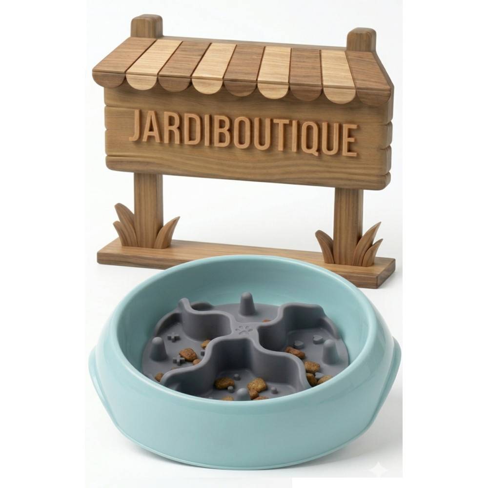 Flamingo - Insert Anti-Glouton Woopy Gris Ø 10 cm pour Gamelle Chat et Chien - Image 7