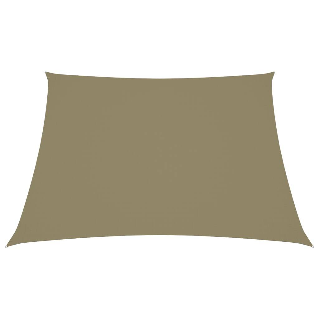 Helloshop26 - VVoile toile d'ombrage parasol tissu oxford carré 4,5 x 4,5 m beige - Imagen 2
