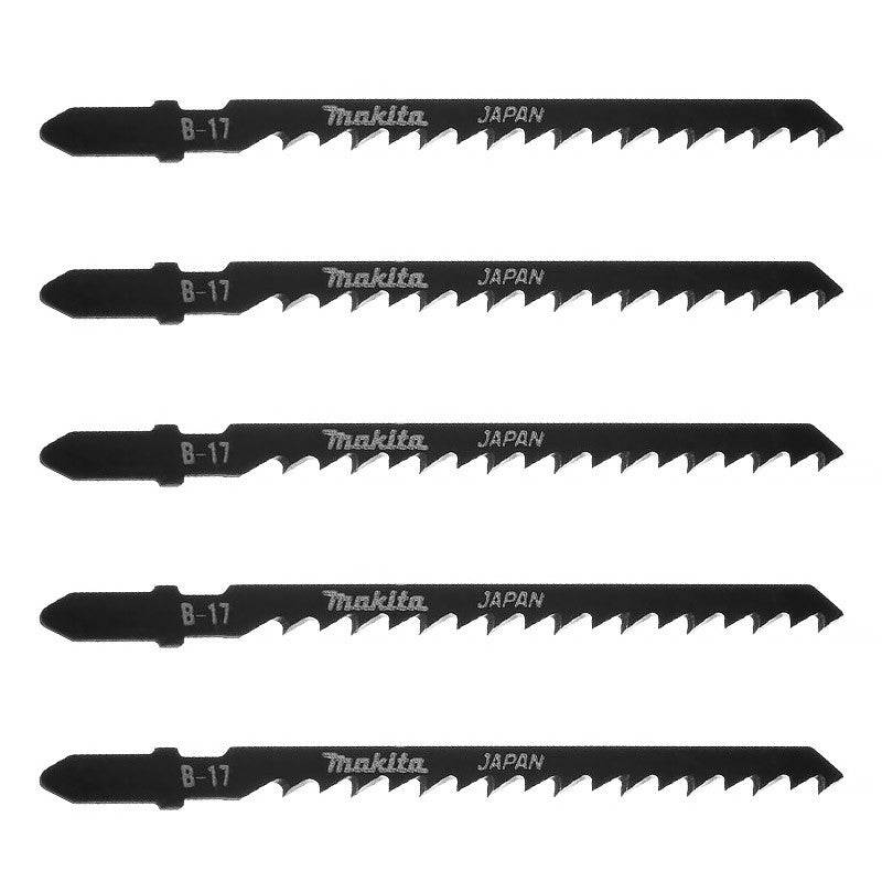 Makita - Lot de 5 Lames pour scie sauteuse MAKITA A-85690 pour bois Makita
