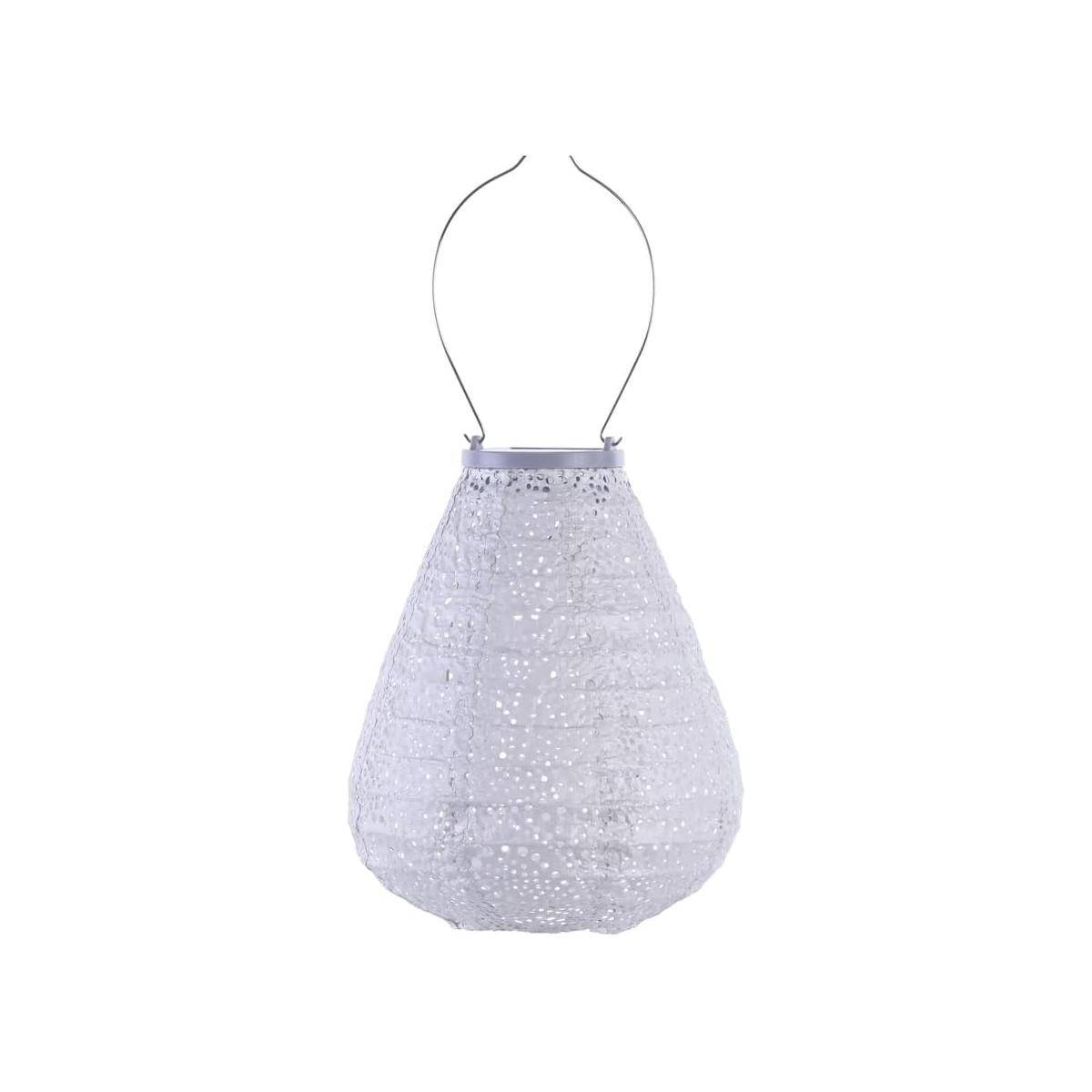 Lumiz - Lanterne solaire Tulip 20 cm Paisley - Argent - Imagen 1