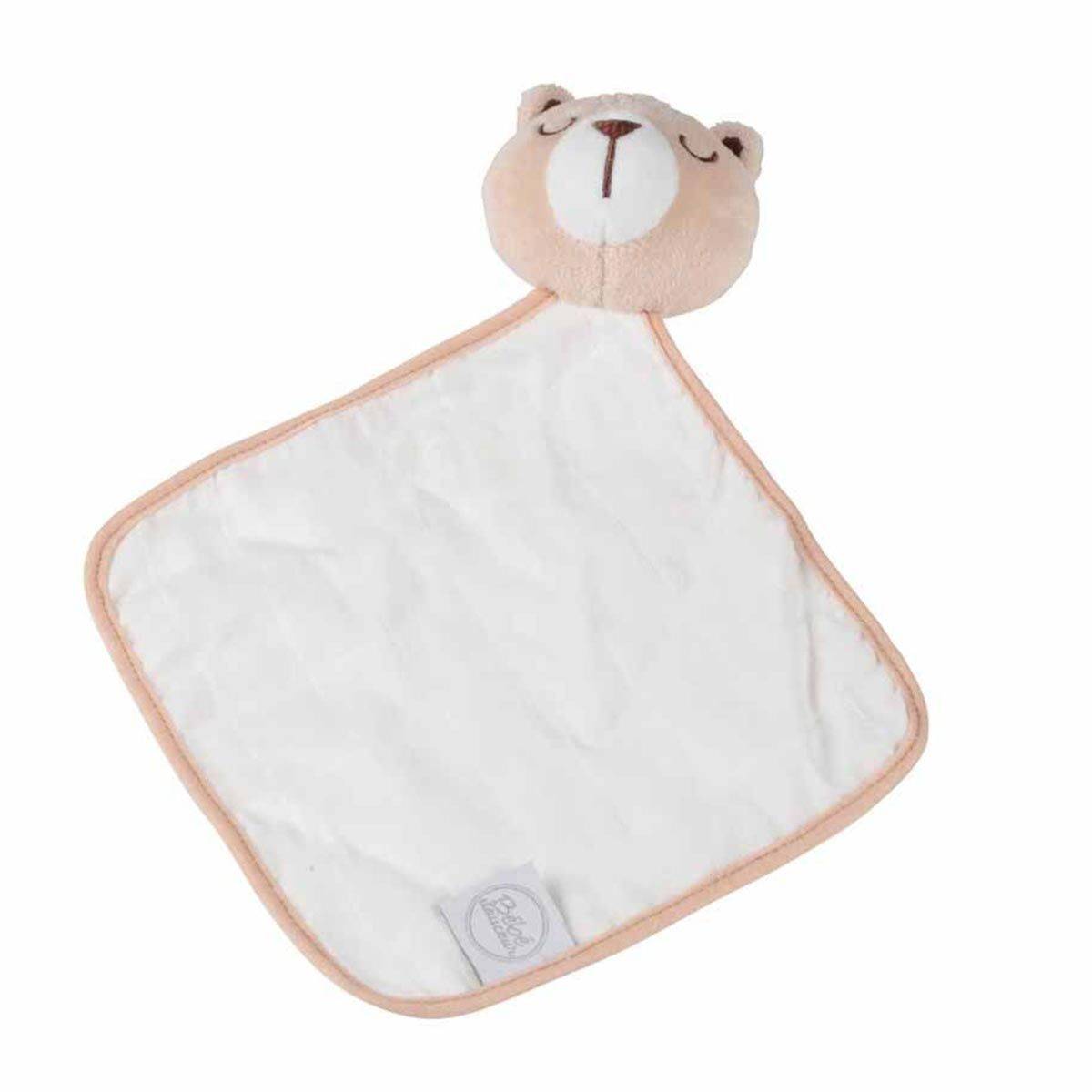 Doudou avec Lange "Ourson" 18cm Beige - Image 1