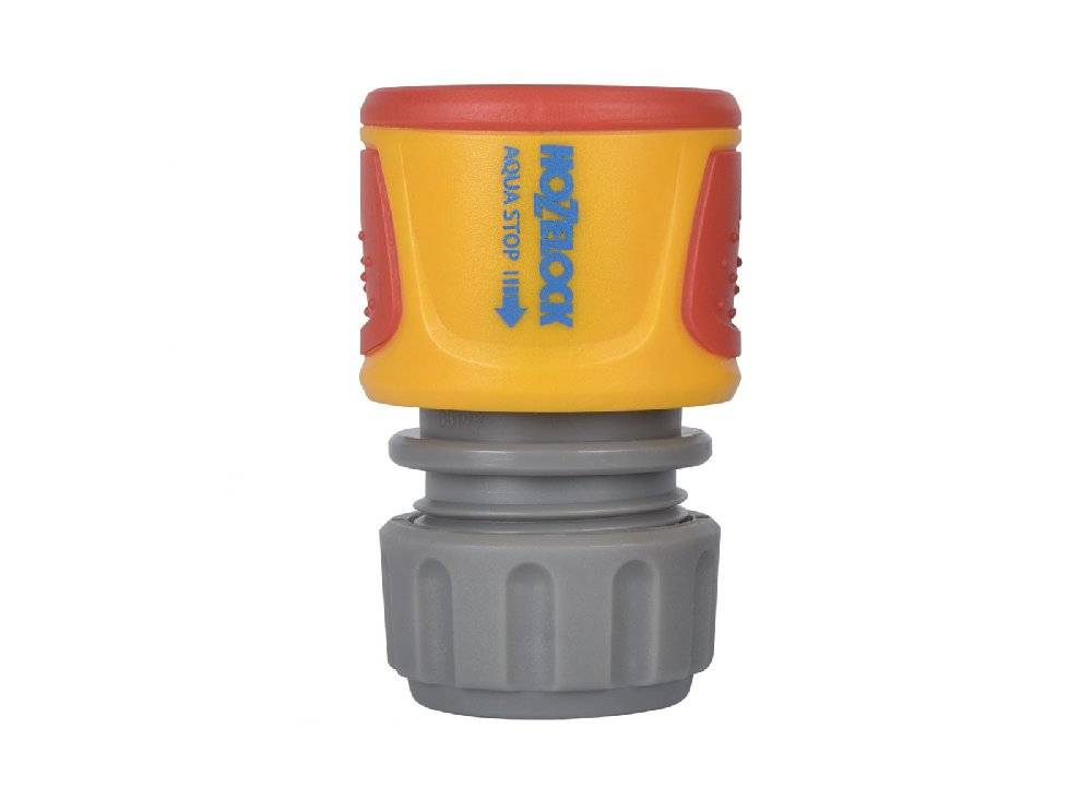 Hozelock - Raccord AquaStop (ø 12.5 mm et 15mm) Soft Grip - BLISTER HOZELOCK - Image 1