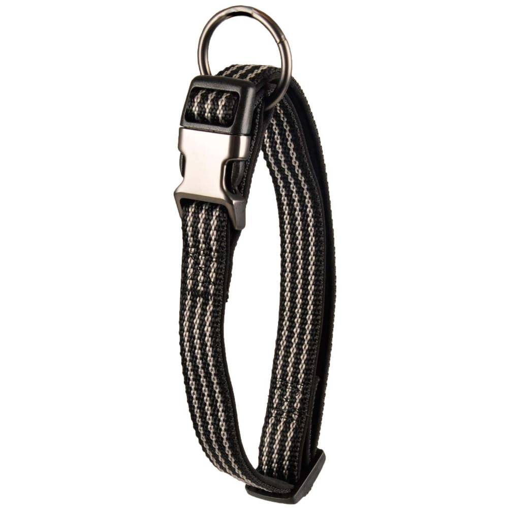 Collier Jannu noir réglable de 45 à 65 cm 25 mm taille XL pour chien - Imagen 2