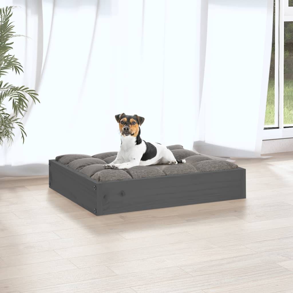 Vidaxl - Lit pour chien Gris 51,5x44x9 cm Bois de pin solide vidaXL 820848 - Imagen 6