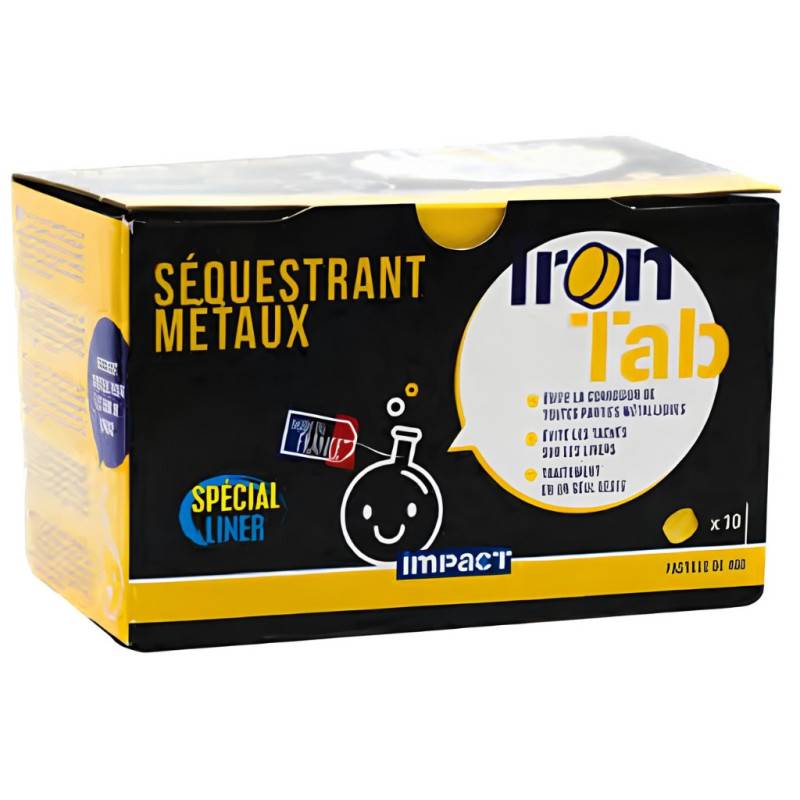 Séquestrant métaux Impact IRON-TAB - 10 pastilles -