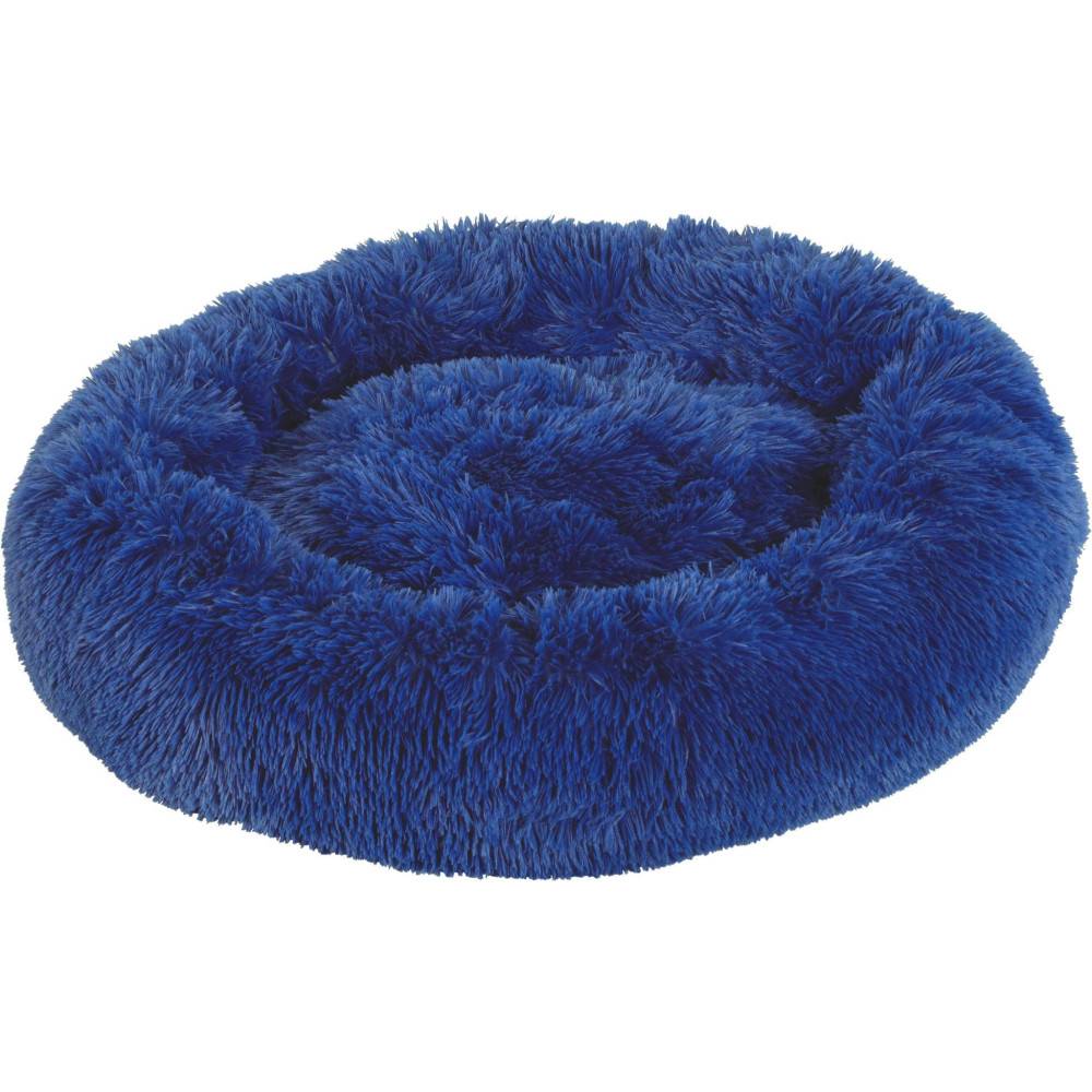 Zolux - Coussin Noé ø 60 cm bleu a poils longs pour petits chiens ou chats. - Image 1