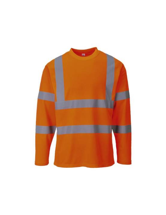 T-shirt Hi-vis Manches Longues Couleur : Jaune Taille Xl - Portwest