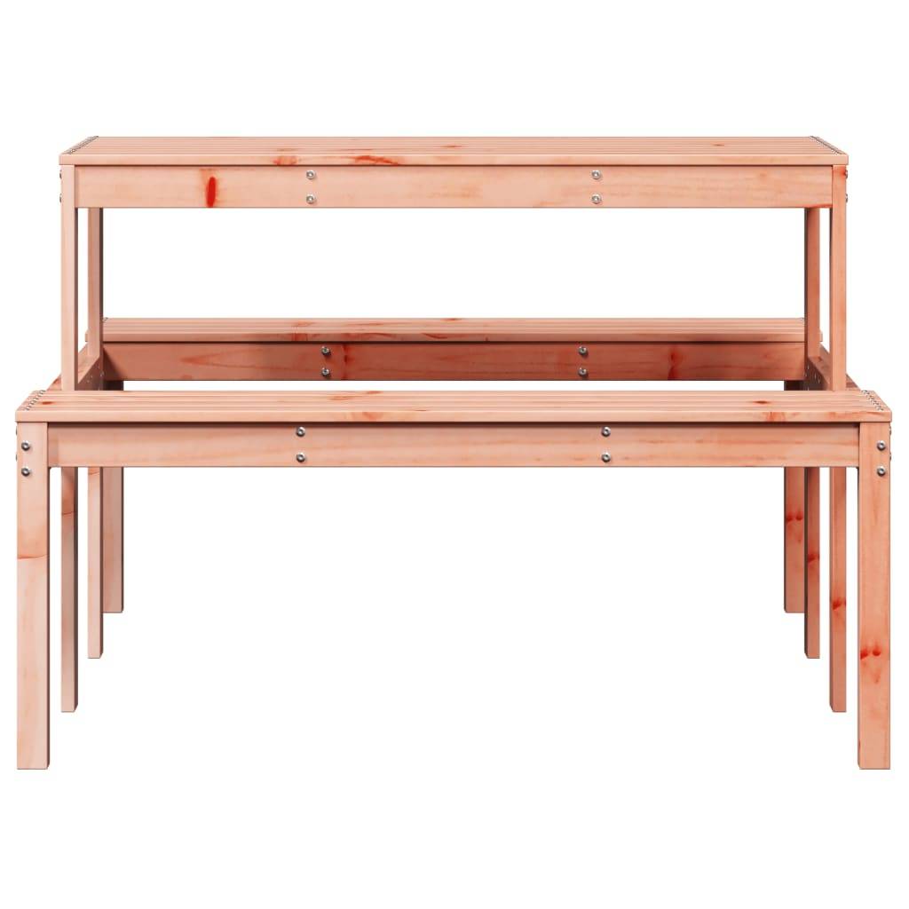 ComfortXL - Table de Pique-Nique 110cm en Bois de Douglas Massif Naturel avec Bancs Intégrés – ComfortXL Outdoor Living - Image 4