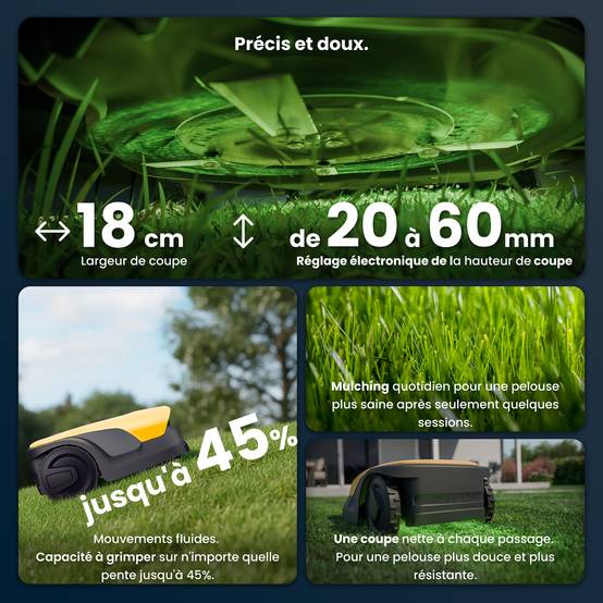 Stiga - Robot Tondeuse Sans Fil A 25V, 25,2 V, 18 cm, 5 Ah, GPS-RTK, Caméra IA, jusqu'à 2 500 m² - STIGA - Image 3