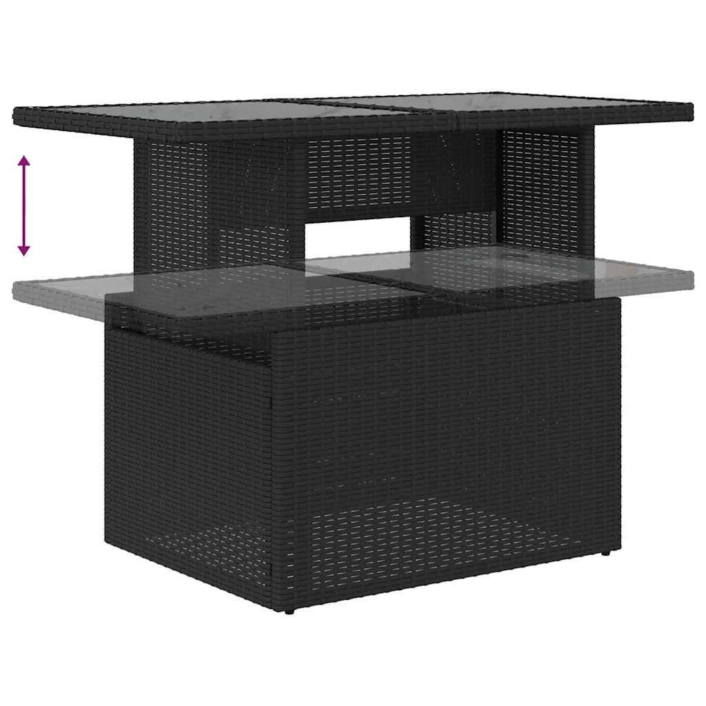 ComfortXL - Salon de Jardin Noir 6 Pièces avec Canapés Latéraux Style Moderne – ComfortXL Outdoor Living - Image 5