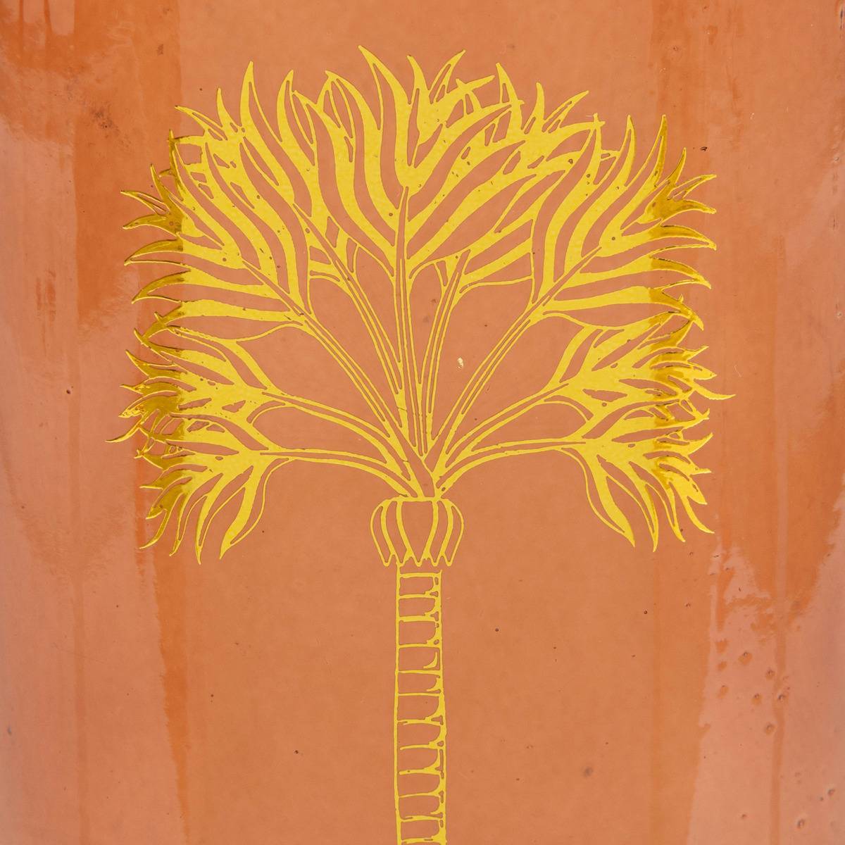 Atmosphera - Vase "Tropical boudoir" H22cm ambre - Atmosphera Créateur d'intérieur - Imagen 2