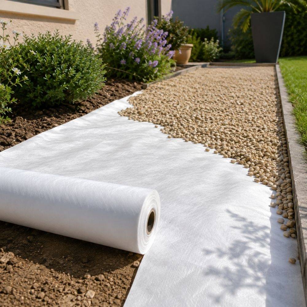 Rouleau géotextile 10 mètres 150g/m2 - TERRE JARDIN Unité - Image 8