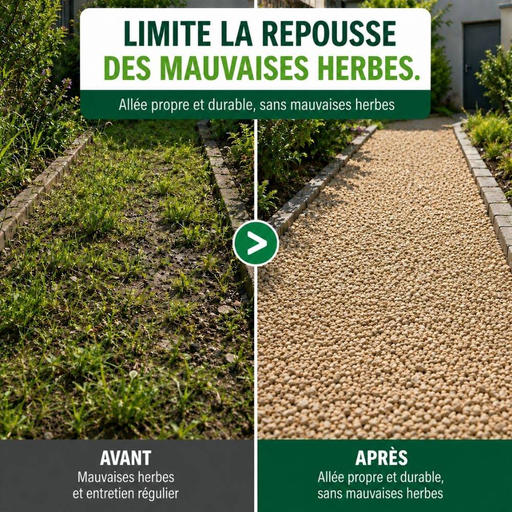 Rouleau géotextile 10 mètres 150g/m2 - TERRE JARDIN Unité - Image 4