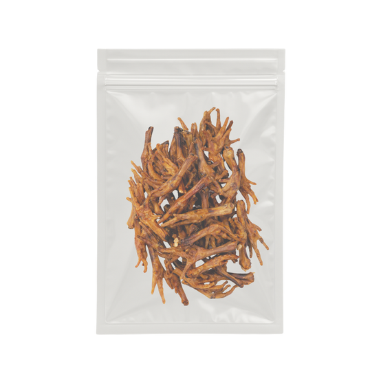 Pattes de poulet naturelles pour chiens – Friandises croquantes, source de calcium, 100% naturelles - Image 2
