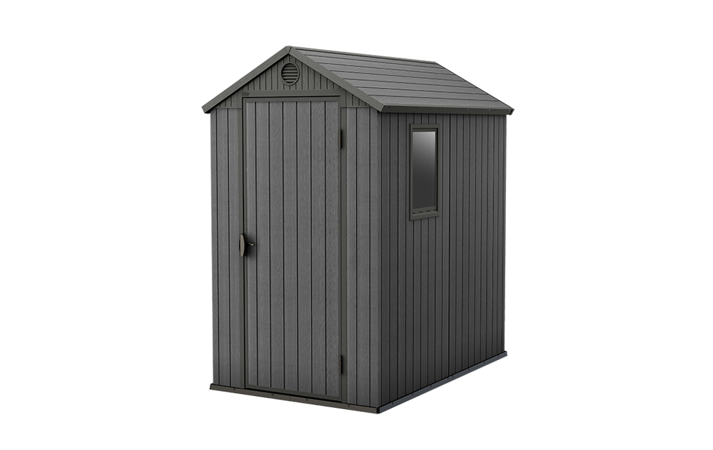 Keter - Abri jardin en résine DARWIN 46 - 2,2 m² - Gris - Imagen 1