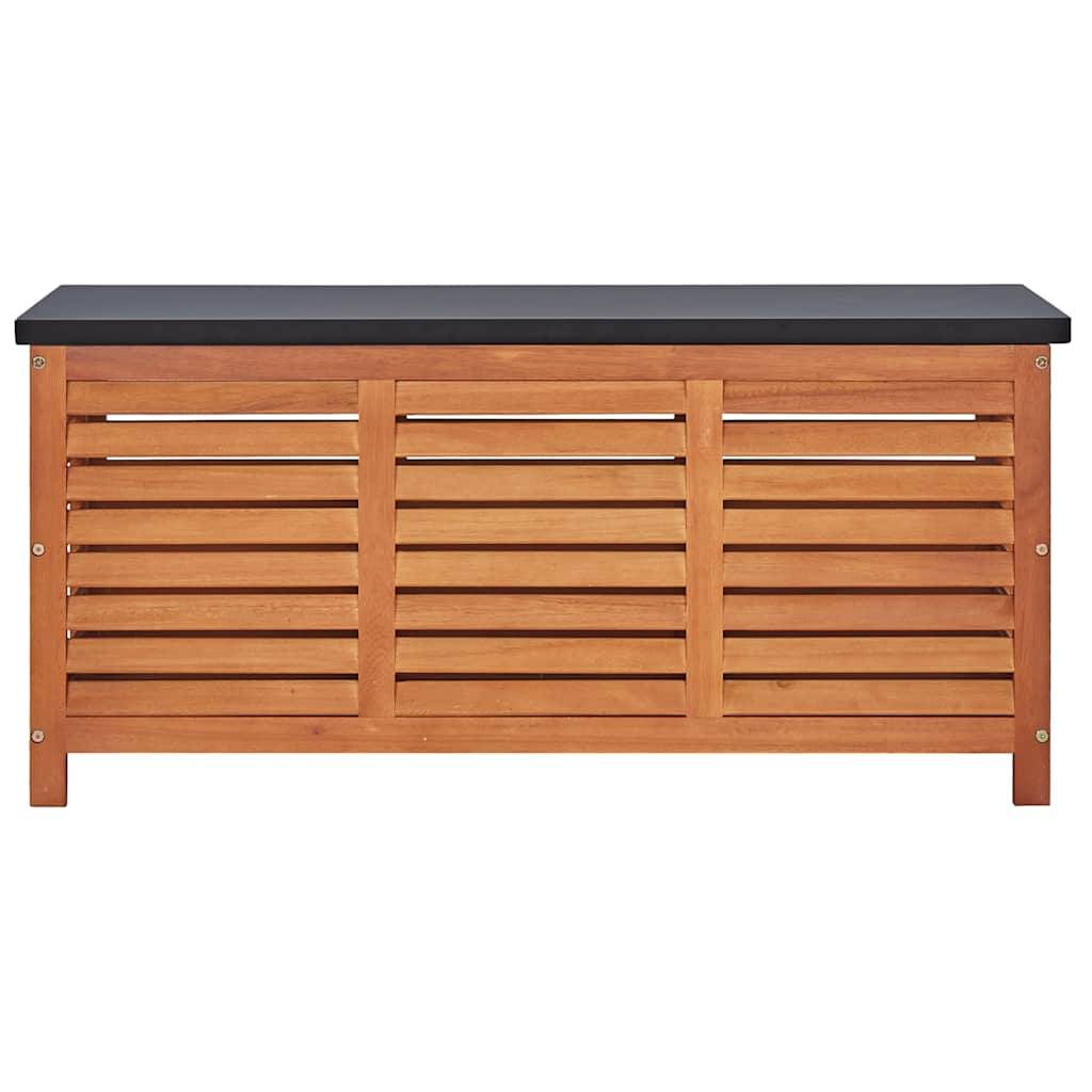 Vidaxl - Boîte de rangement de jardin 117x50x55 cm Eucalyptus solide vidaXL 47285 - Imagen 8