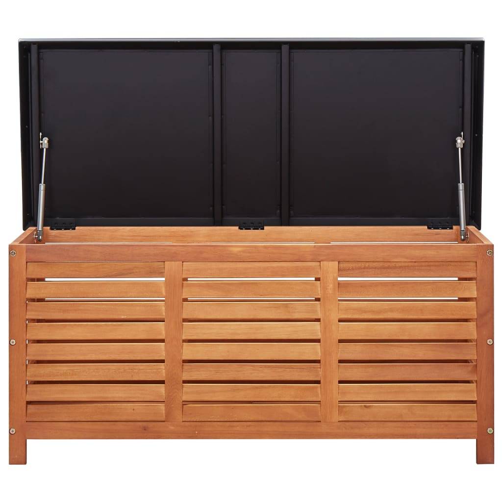 Vidaxl - Boîte de rangement de jardin 117x50x55 cm Eucalyptus solide vidaXL 47285 - Imagen 6