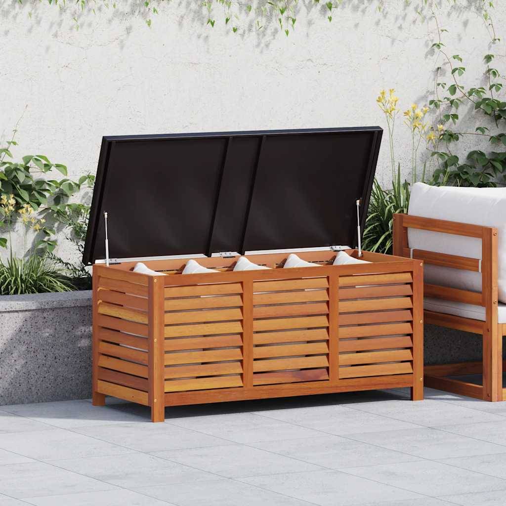 Vidaxl - Boîte de rangement de jardin 117x50x55 cm Eucalyptus solide vidaXL 47285 - Imagen 1