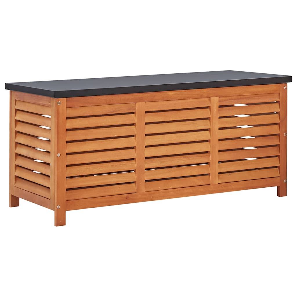 Vidaxl - Boîte de rangement de jardin 117x50x55 cm Eucalyptus solide vidaXL 47285 - Imagen 2
