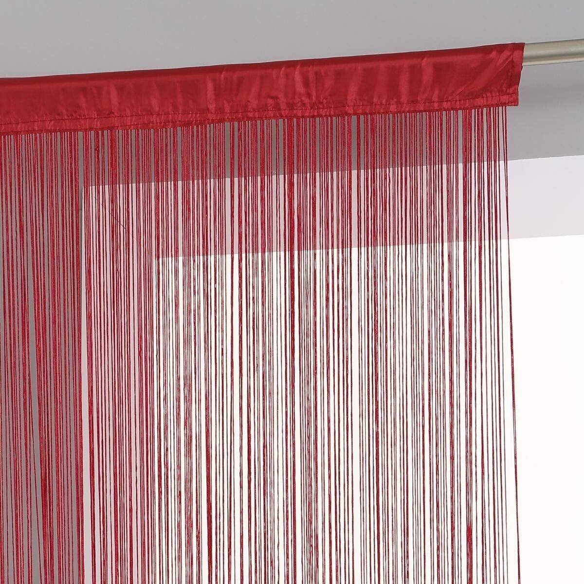 Atmosphera - Rideau fil rouge 90x200cm - Atmosphera Créateur d'intérieur - Imagen 1