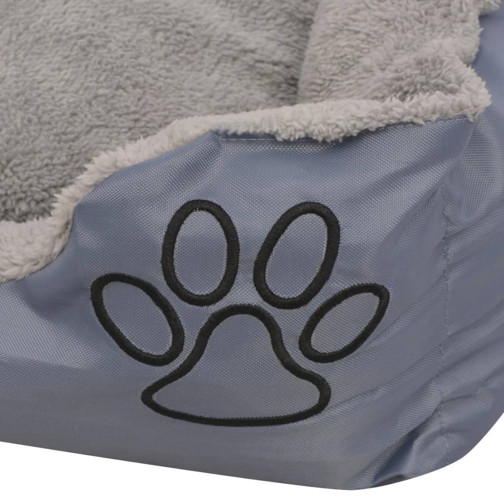 Vidaxl - Lit pour chiens avec coussin rembourré Taille S Gris vidaXL 170413 - Imagen 4