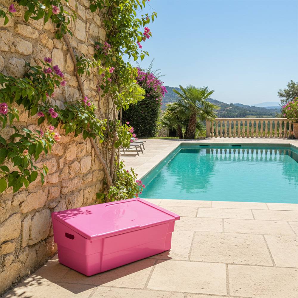 Coffre de jardin 100l -plast'up rotomoulage - Imagen 2