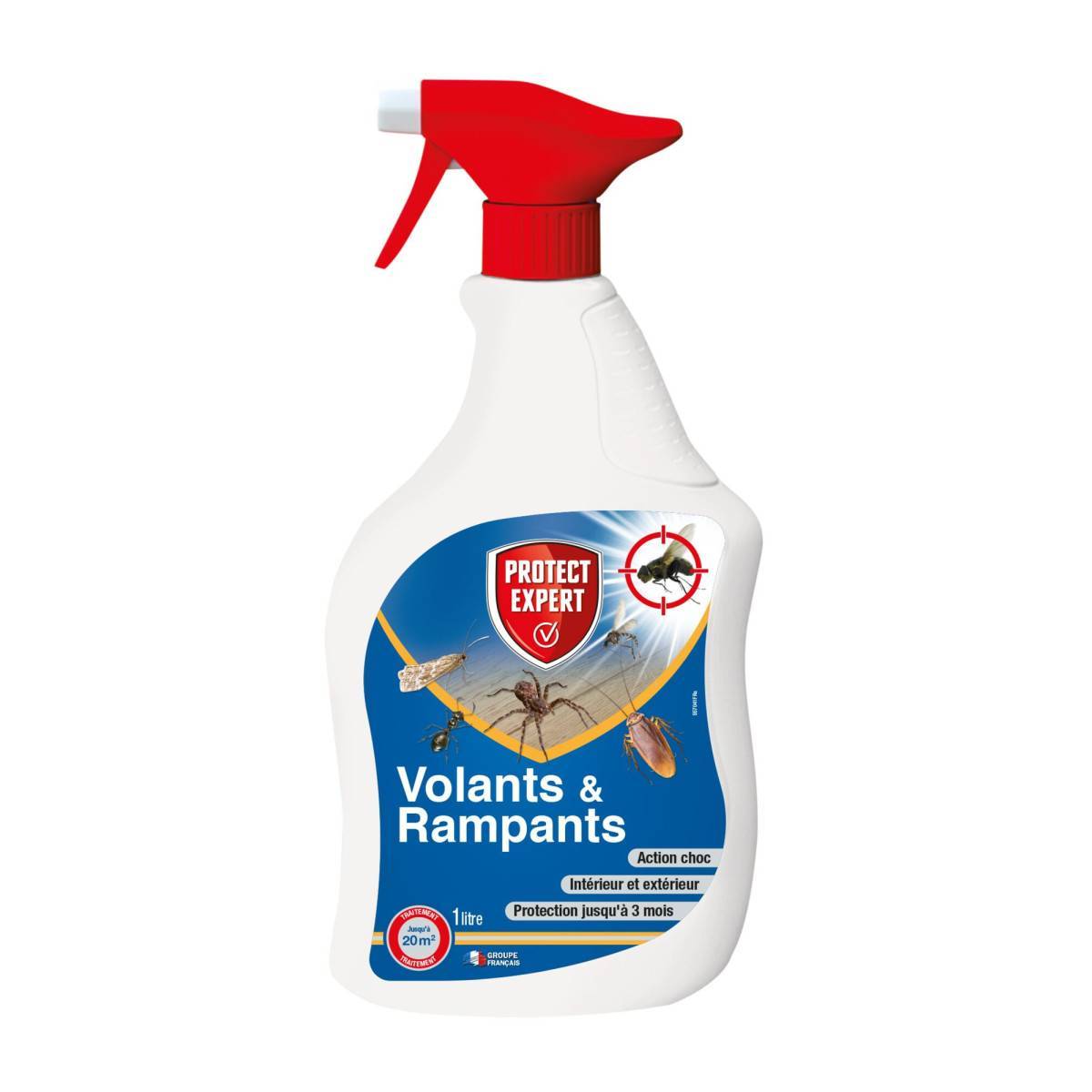 Protect Expert - Barrage aux insectes volants/rampants - Flacon 1L