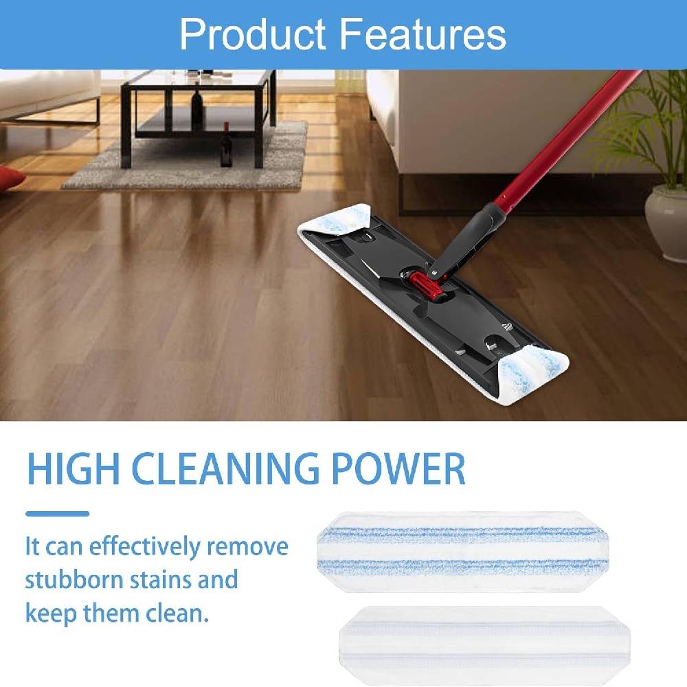 6 Rechanges pour Kit Mop Vileda H2PrO, Microfibre Absorbante - IntiMeg - Image 5