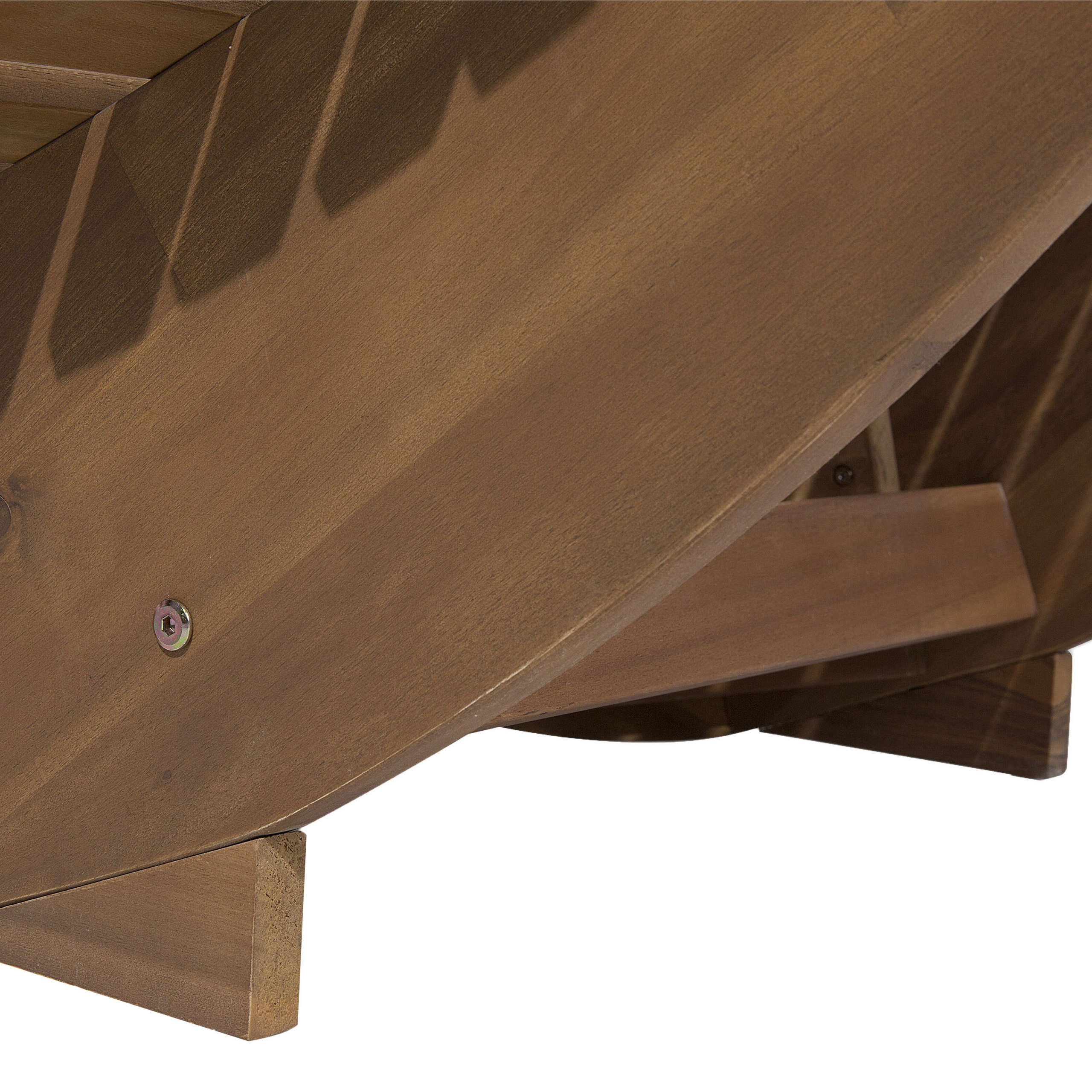 Beliani - Bain de Soleil Chaise Longue de Jardin en Bois d'Acacia avec Coussin Gris Matières Résitantes et Fonction Bascule Design Moderne Beliani - Imagen 10