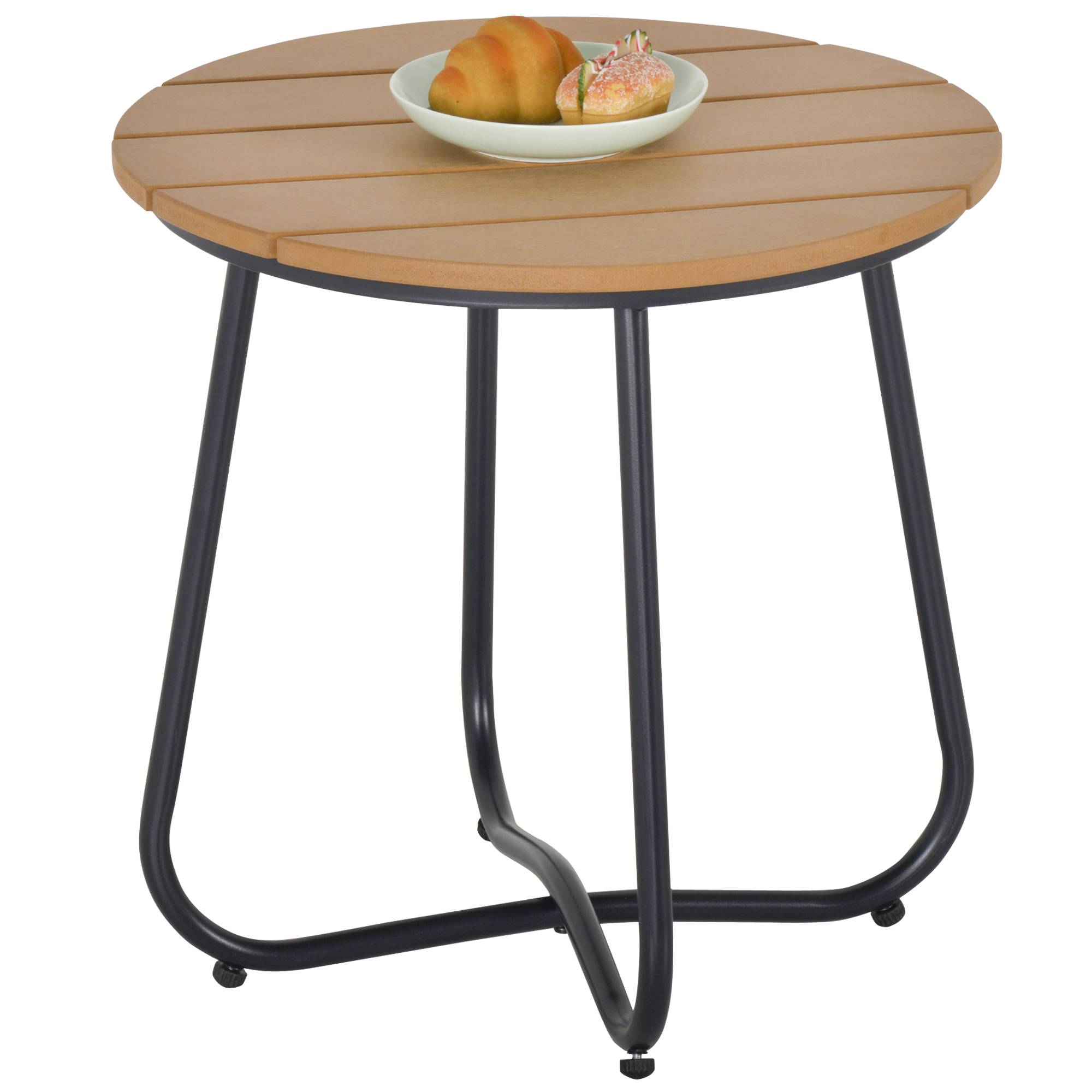 PANGIVO - Table basse de jardin acier marron 49 x 49 x 48 cm - PANGIVO - Image 2