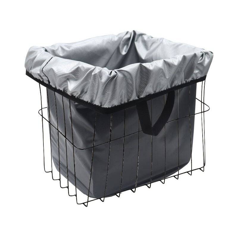 IntiMeg - Housse salon de jardin--Housse de panier de vélo noire, protection contre la neige, imperméable, anti-poussière, légère IntiMeg - Image 3
