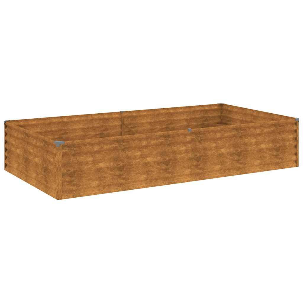 ComfortXL - Carré potager rectangulaire Acier Corten jardin Rouillé 195x100x36 cm – ComfortXL Outdoor Living - Image 2
