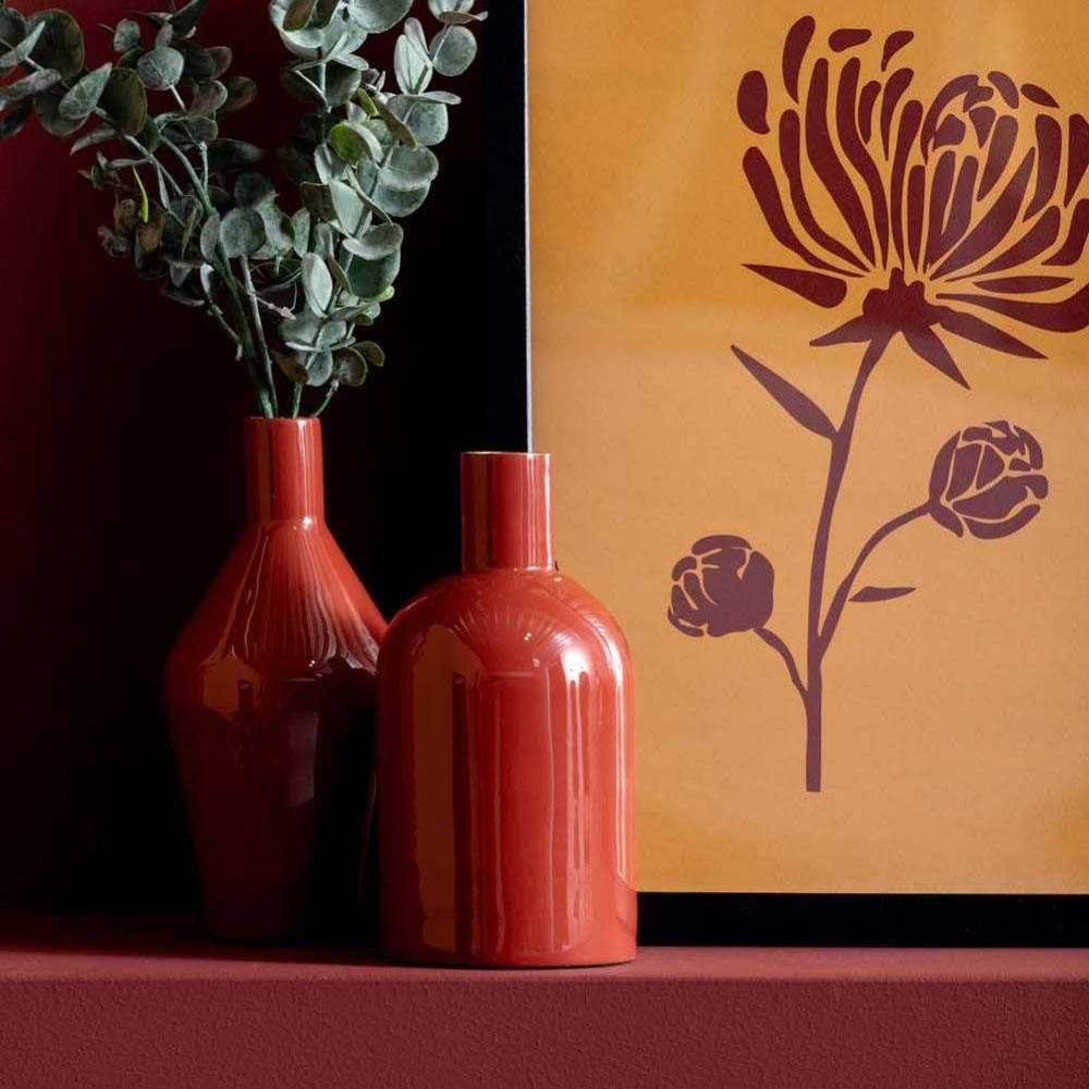 Pt Living - Vase en métal Ivy cône Ocre - Imagen 2