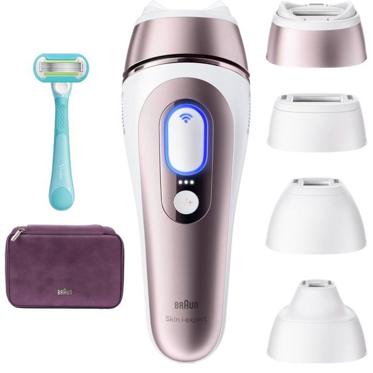 Braun - Épilateur à lumière pulsée IPL Skin i-expert Pro PL7431, capteur SkinProtect, 4 têtes - Braun - Image 1