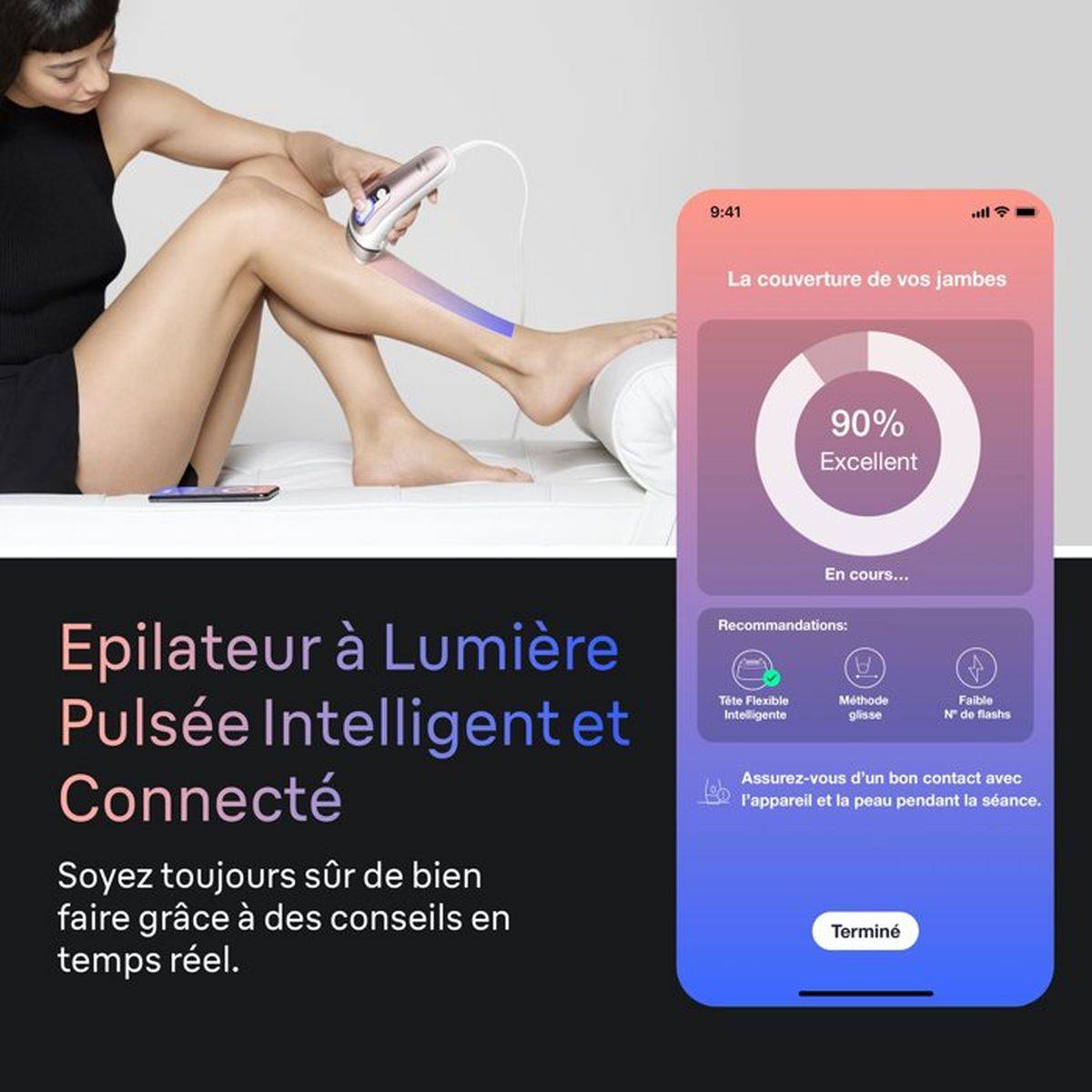 Braun - Épilateur à lumière pulsée IPL Skin i-expert Pro PL7431, capteur SkinProtect, 4 têtes - Braun - Image 5