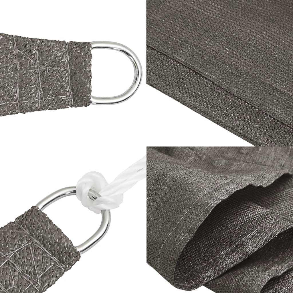 Maison Chic - Voile d'ombrage - Voile solaire 160 g/m² Anthracite 2x4,5 m PEHD - Image 7
